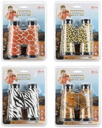 Toi-Toys verrekijker speelgoed Animal World met dierenprint en draagkoord