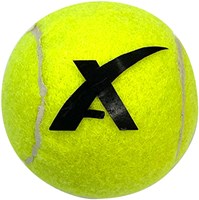 Balles de tennis avec filet refermable - jaune - 3 pièces - jouet-2