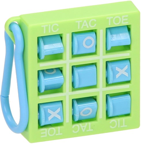 Toi-Toys porte-clés jeu Tic Tac Toe - jeu de voyage compact pour enfants-2