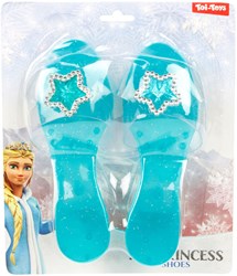 Toi-Toys chaussures de princesse bleues à paillettes et étoile - Ice Princess