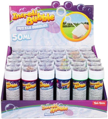 36 bouteilles à bulles avec jeu de patience 61026ZD