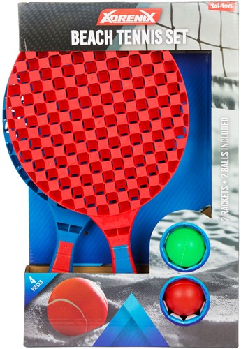 Strand Tennisset Adrenix - 4-delige set voor kinderen vanaf 3 jaar
