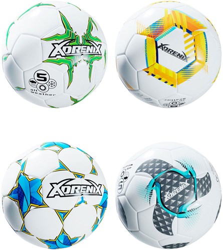 Adrenix voetbal Hybrid Tech 23cm - kleurrijke voetbal kunstleder