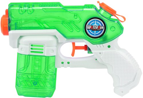 Pistolet à eau Splash jouet 19 cm bleu transparent pour enfants-3