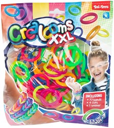 Loom Bands neon set armbandjes maken 72 stuks kleurrijk speelgoed