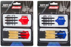 Adrenix dartpijlen set deluxe - steeltip dartpijlen 18 gram, 3 stuks