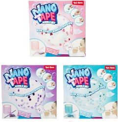 Nano tape speelgoed met glitters multi kleuren creatief knutselen