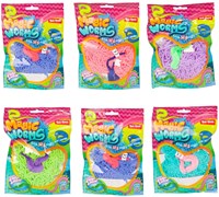 Toi-Toys magische worm speelgoed set - kleurrijke magische wormen 50gr