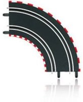 Carrera racebaan bocht - 2 stuks kunststof racebaan onderdelen 1:43-2
