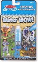 Water Wow! Livre de coloriage réutilisable aventure avec stylo à eau jouet de voyage
