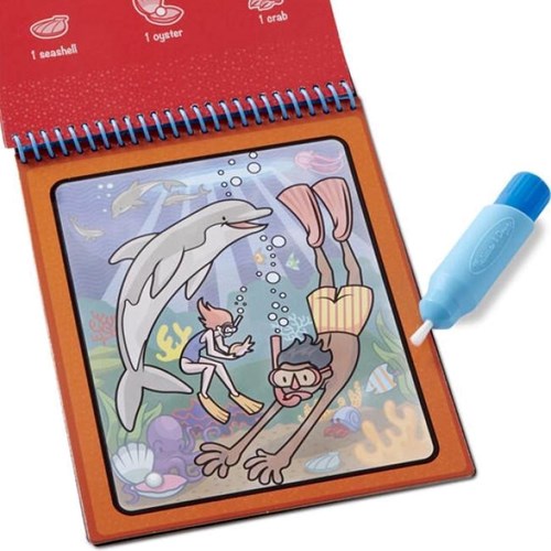 Water Wow! Livre de coloriage réutilisable aventure avec stylo à eau jouet de voyage-2
