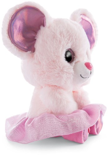Nici peluche Glubschis ballerine souris Yammy 15 cm jouet doux rose-2