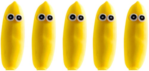 Jonotoys balle anti-stress banane jouet - figurine à presser 12 pièces-2