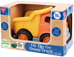 Play camion-benne jouet jaune plastique biosourcé durable enfants