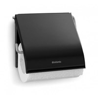 Brabantia toiletrolhouder ReNew mat zwart - badkameraccessoire