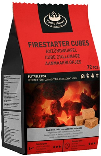 Fancy Flames aanmaakblokjes 72 stuks milieuvriendelijk vuur-2