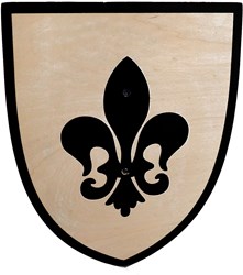 Playwood bouclier en bois jouet chevalier avec poignée solide
