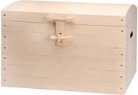 Playwood coffre de rangement jouets en bois XL blanc - grande boîte à jouets