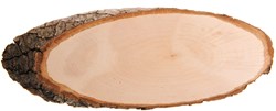 Playwood plaque nominative bois écorce - jouet créatif décoration