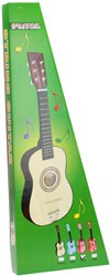 Playwood guitare rose - guitare enfant en bois instrument musical jouet