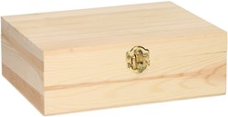 Playwood boîte à thé en bois 6 compartiments kit créatif - décore ta propre boîte à thé