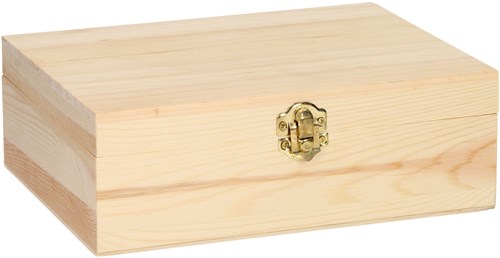 Playwood boîte à thé en bois 6 compartiments kit créatif - décore ta propre boîte à thé