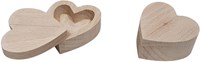 Playwood boîte à bijoux cœur bois de hêtre - coffret en bois pour bijoux