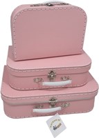 Playwood valise en carton rose - valises jouets 3 pièces-2