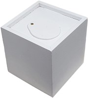 Playwood tirelire en bois - carrée blanche - cadeau personnalisable-3