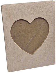 Playwood cadre photo en bois cœur naturel décoration MDF plexiglas