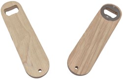Playwood ouvre-bouteille en bois accessoire cuisine 17cm beige