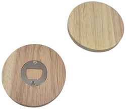 Playwood ouvre-bouteille en bois rond 9,5cm accessoire cuisine