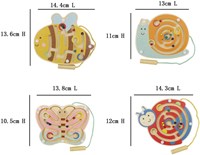 Playwood labyrinthe magnétique en bois jouet éducatif motricité-3