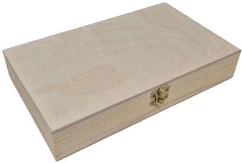 Playwood boîte à pinceaux en bois pour enfants - 27x16x6cm coffret peinture