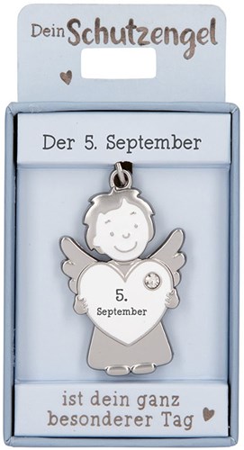 Depesche beschermengel hanger sleutelhanger 05 september cadeau