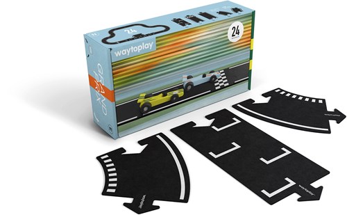 Waytoplay flexibele racebaan Grand Prix circuit 24-delig speelgoed