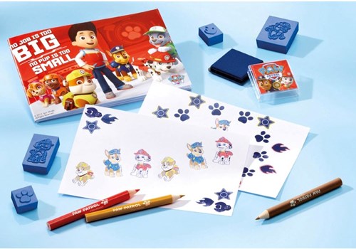 Bambolino Toys Pat' Patrouille kit créatif 2-en-1 perles à repasser et tampons jouet créatif-3