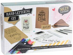 Hand lettering starterset compleet creatief speelgoed set multicolor