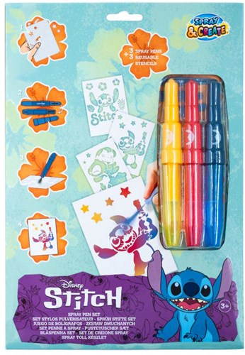 Canenco set de stylos spray Stitch dessin créatif en enveloppe A4