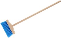 Playwood balai jouet bleu - balai en bois pour enfants intérieur et extérieur