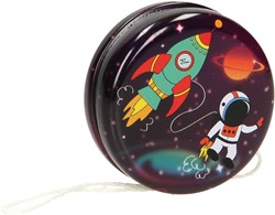 Yo-yo voyage spatial métal - jouet yo-yo avec astronaute et fusée