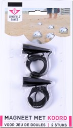 Twisk Jeu de Boules Magneet met Koord - 2 stuks - Staal