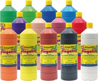 Eduplay peinture au doigt 1000ml marron peinture enfant jeu créatif-2