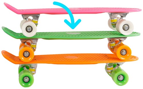 Skateboard Pennyboard Abec 7 - Roze