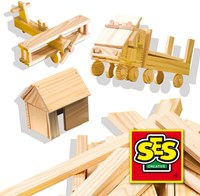 Ses timmerset deluxe houten speelgoed knutselset voor kinderen-2
