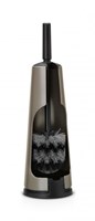 Brabantia toiletborstel ReNew platinum met houder - modern design