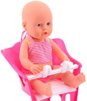 Baby Rose Poppen Fietsstoeltje-3