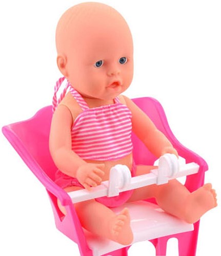 Baby Rose Poppen Fietsstoeltje-3