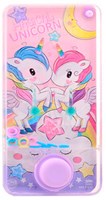 Johntoy jeu d'eau licorne - Jouet de patience plastique rose-2