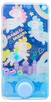 Johntoy jeu d'eau licorne - Jouet de patience plastique rose-3